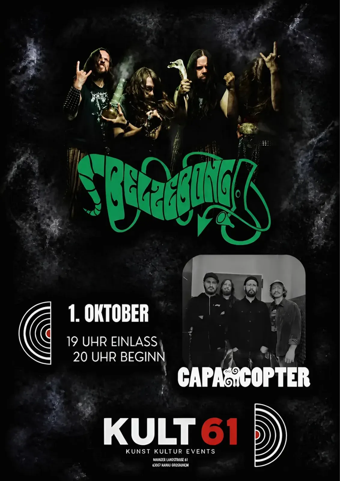 Plakat: BELZEBONG & CAPACOPTER