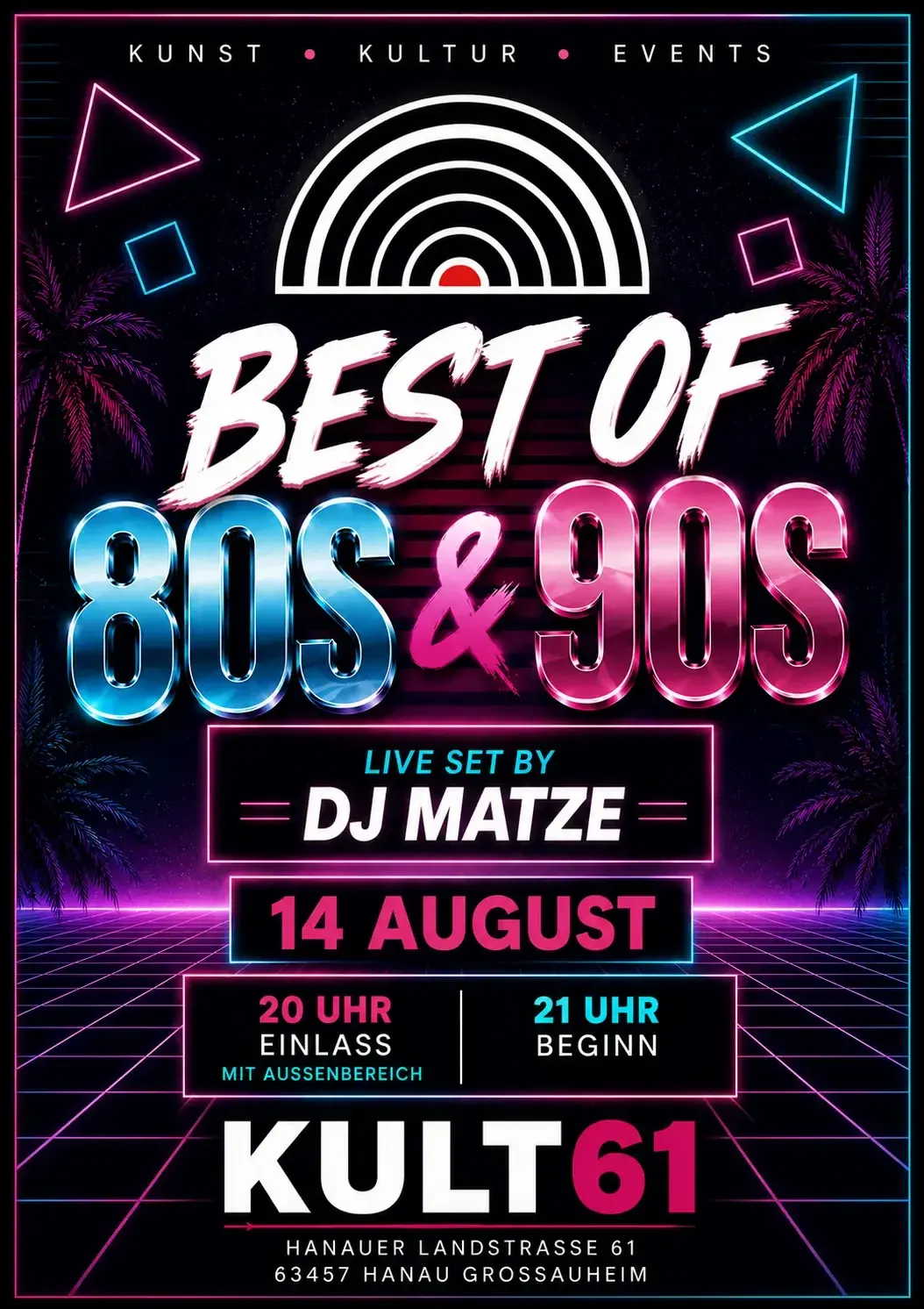 Plakat: BEST OF 80s & 90s
