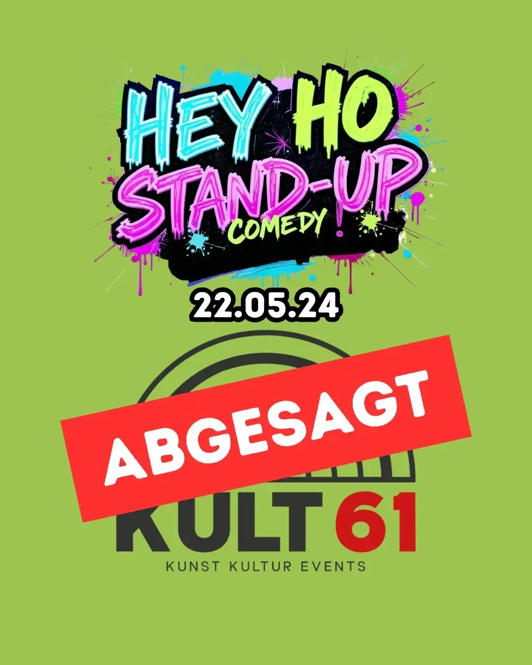 Plakat: COMEDY MIXED SHOW | HEY HO Stand-Up Comedy