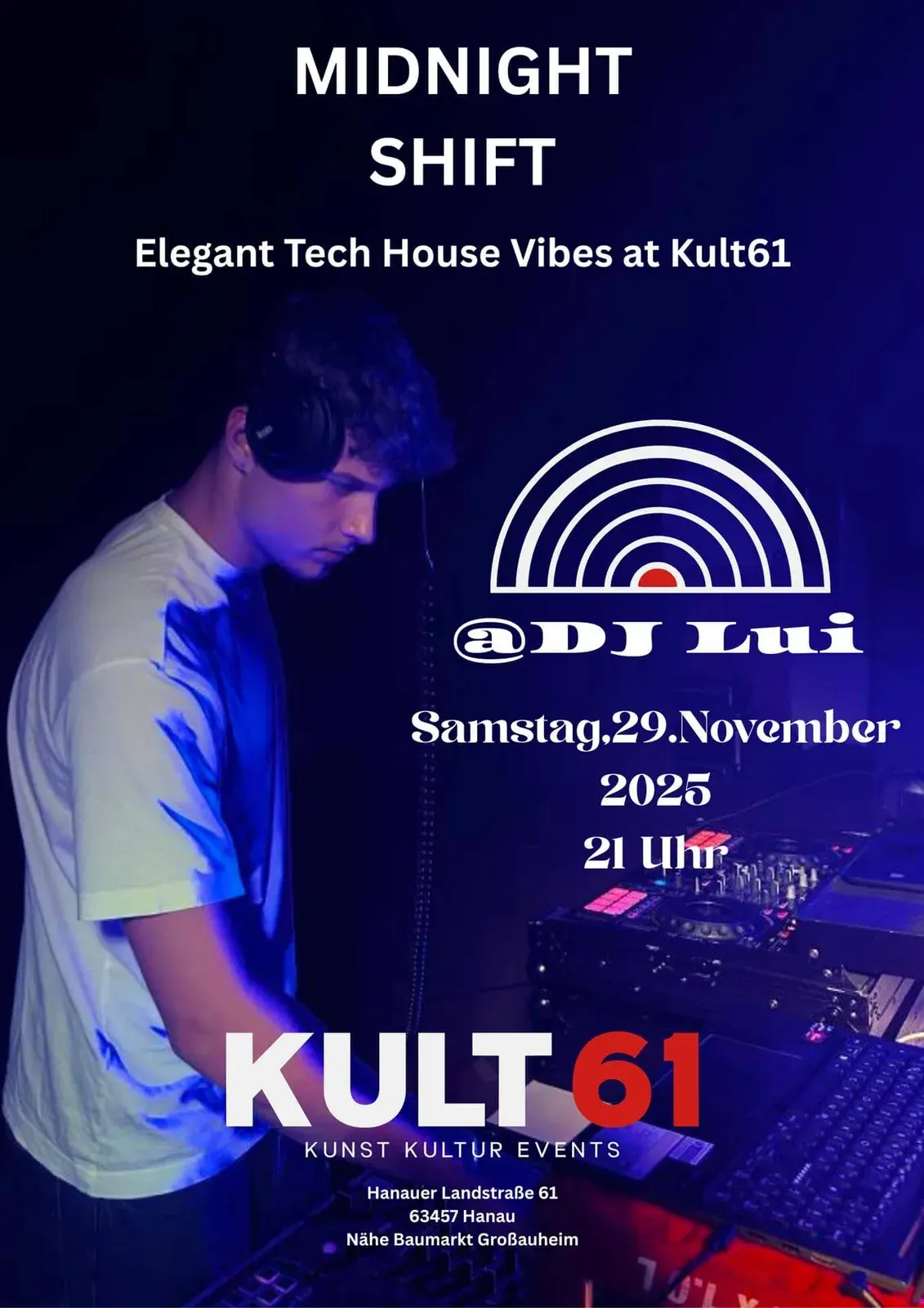 Plakat: DJ LUI | Midnight Shift