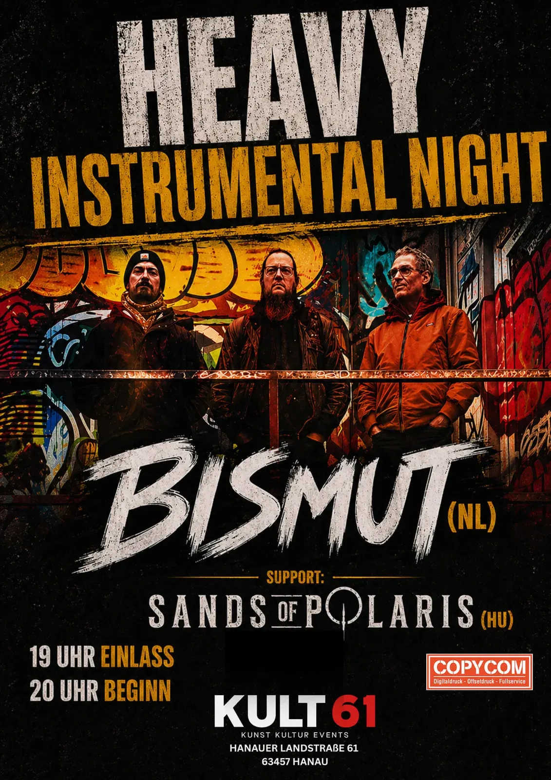 Plakat: HEAVY INSTRUMENTAL NIGHT