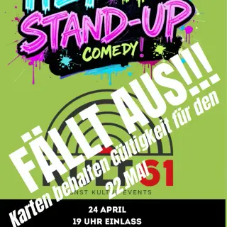 Plakat: HEY HO STAND-UP COMEDY