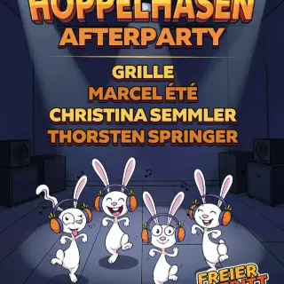 Plakat: HOPPELHASEN AFTERPARTY