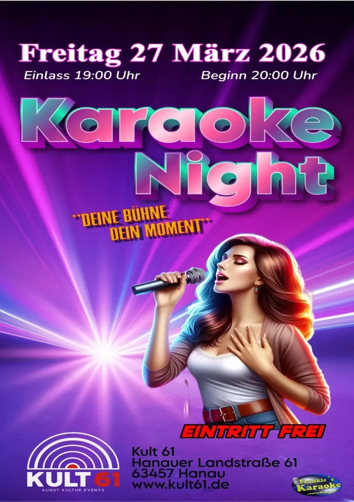 Plakat: Karaoke Night