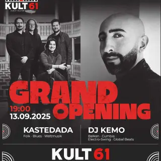 Plakat: KULT61 Grand Opening