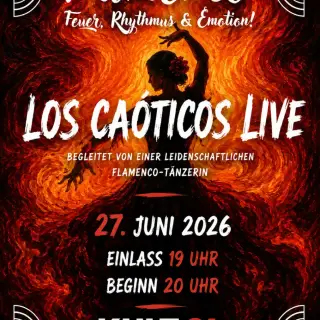 Plakat: LOS CAÓTICOS LIVE