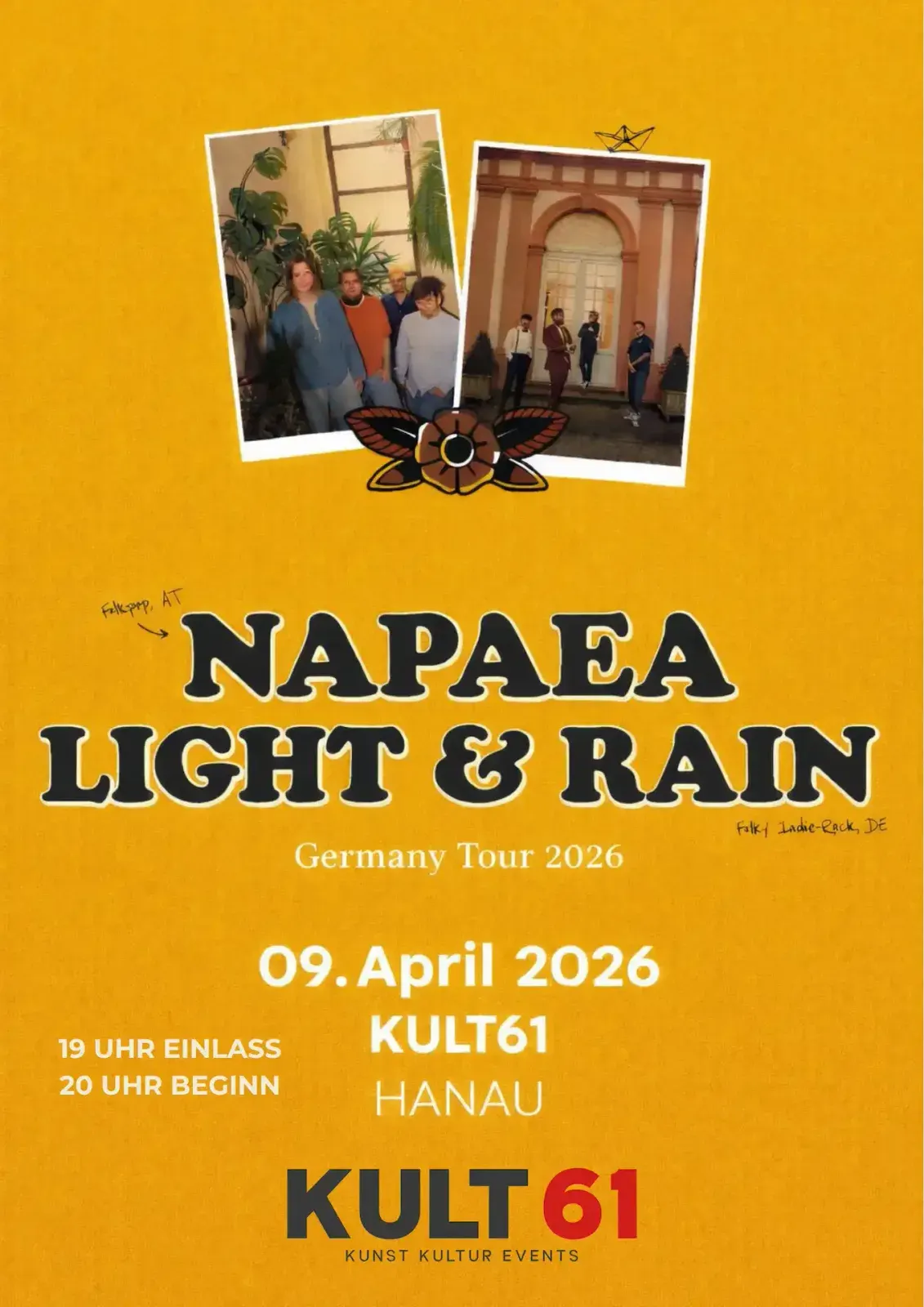 Plakat: NAPEA + LIGHT & RAIN