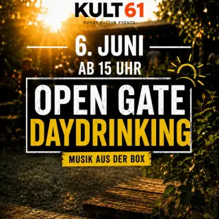 Plakat: Open Gate: DAYDRINKING