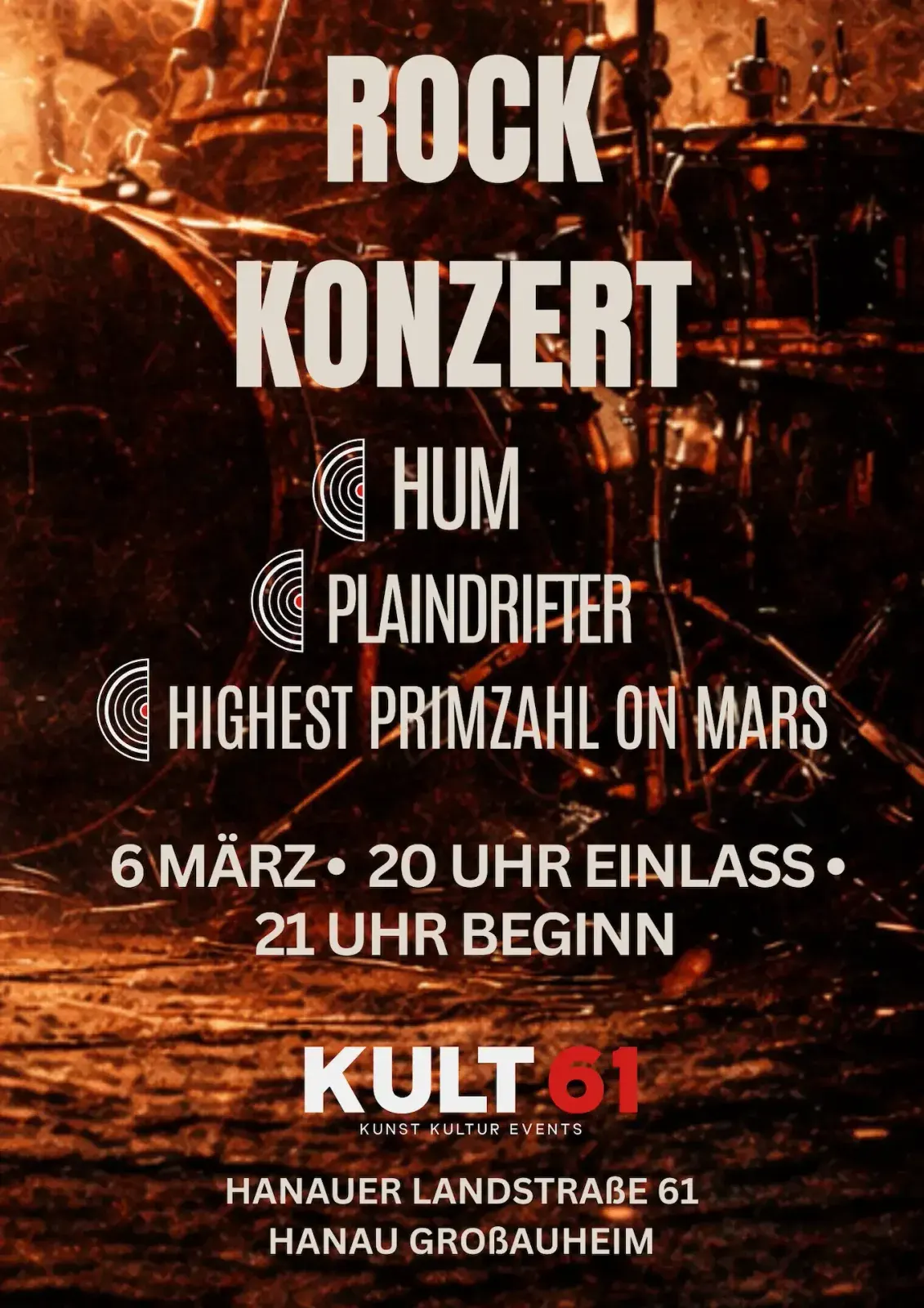 Plakat: Rock Konzert