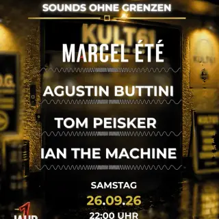 Plakat: S.O.G. Sounds ohne Grenzen