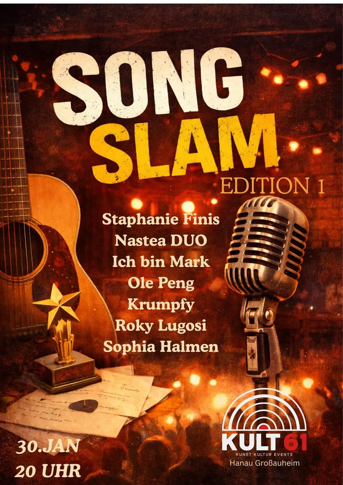 Plakat: Song Slam Edition 1