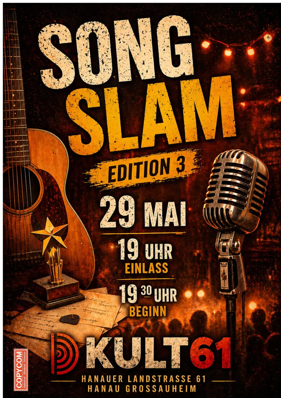 Plakat: SONGSLAM – EDITION 3