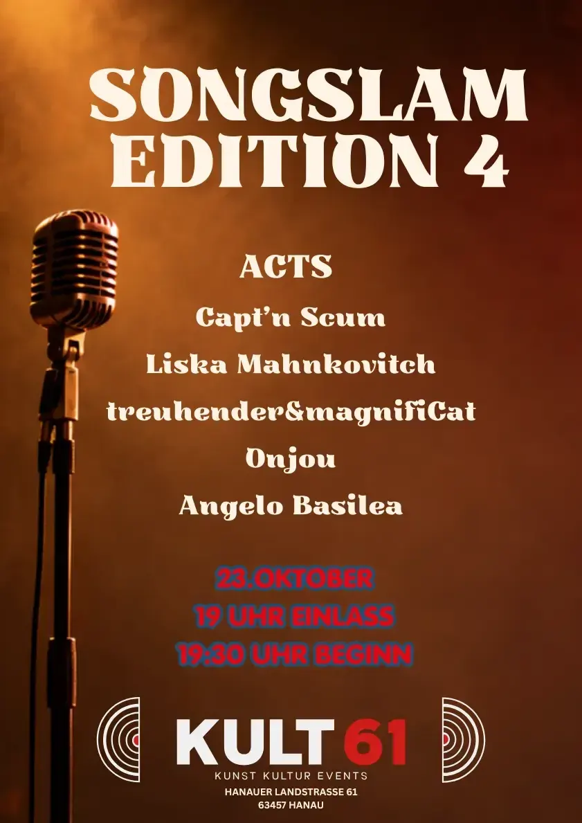 Plakat: SONGSLAM VOL.4
