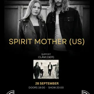 Plakat: SPIRIT MOTHER (US) & CLÂM (GER)
