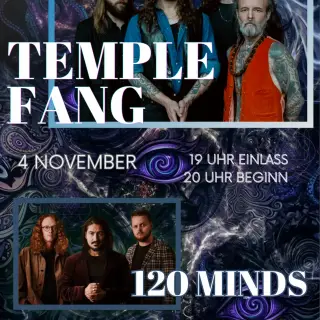 Plakat: Temple Fang & 120 Minds