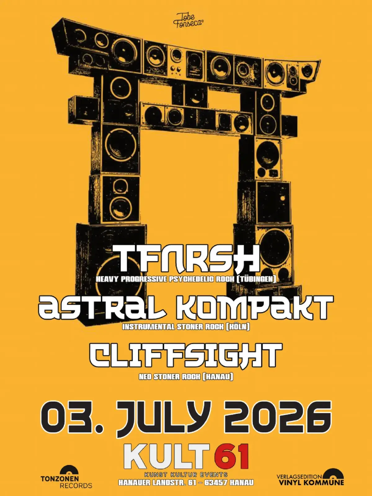 Plakat: TFNRSH + ASTRAL KOMPAKT + CLIFFSIGHT