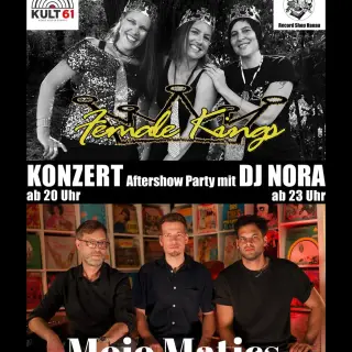 Plakat: VINYL FLOHMARKT VOL.3 | Female Kings | Mojo Matics